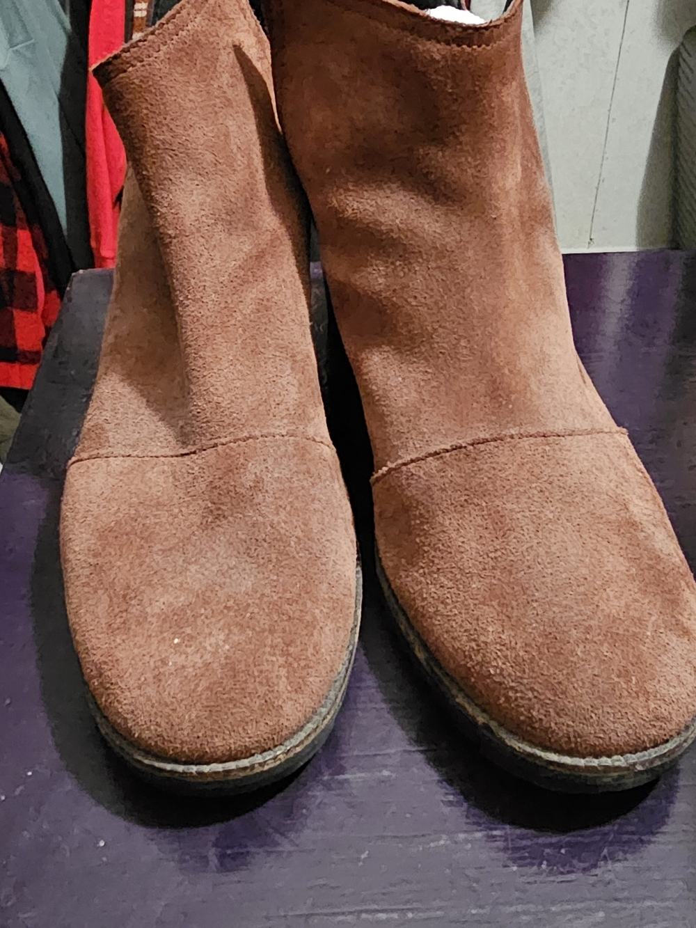 Sorel Women’s Brown Suede Ankle Boots - Classic Slip-On Style